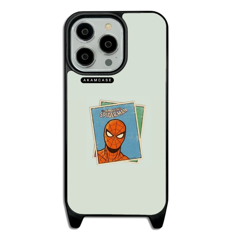 کاور آکام مدل AMC-WLA13PRO-SPIDER MAN15 مناسب برای گوشی موبایل اپل iPhone 13 Pro
