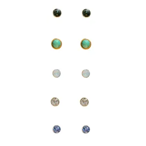 گوشواره زنانه اکسسورایز مدل AEP1113-016 بسته 5 عددی