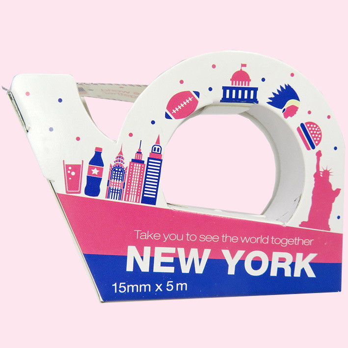 چسب نواری طرح نیویورک مدل واشی کد NEW YORKعرض 1.5 سانتی متر