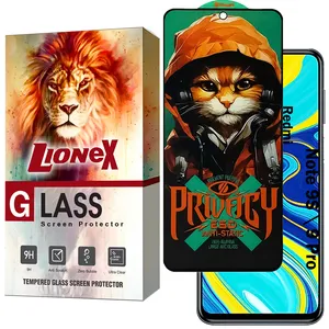 Lionex CATPRVL Privacy Screen Protector Suitable For Xiaomi Redmi Note 9S / Redmi Note 9 Pro