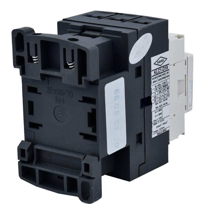 کنتاکتور سه فاز 6 آمپر کاوه مدلD06-10