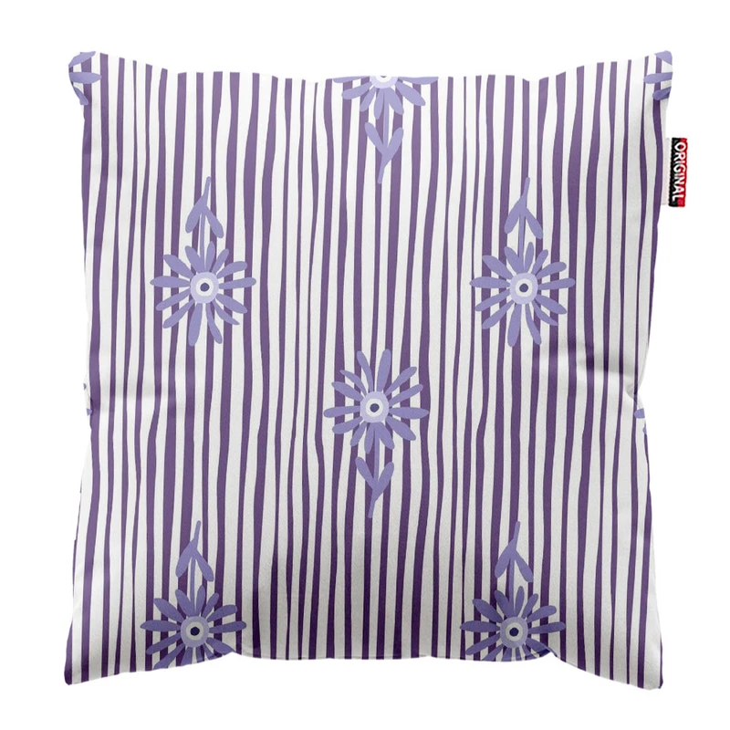 کوسن پاد آفرین طرح گل کد 4262 سایز 40*40 سانتی متر