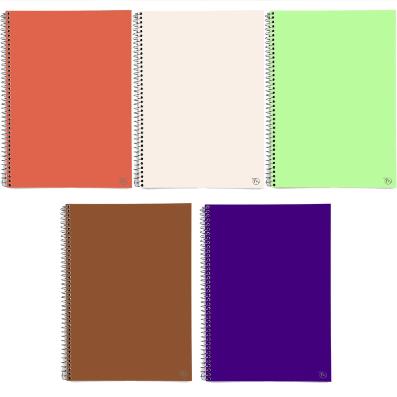 دفتر مشق 50 برگ مدوپد طرح ساده کد BD10093 مجموعه 5 عددی