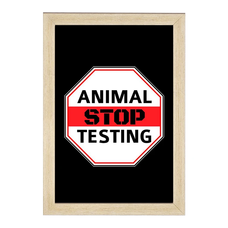 تابلو خندالو مدل حمایت از حیوانات کد 27356