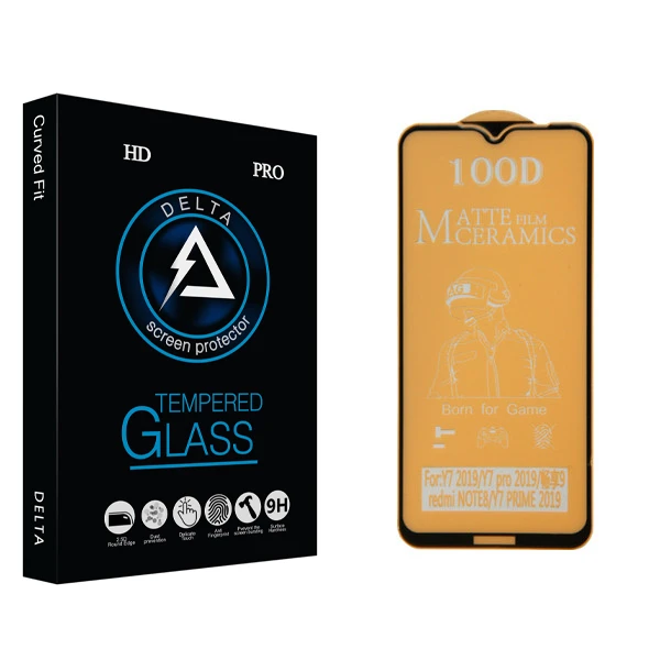 محافظ صفحه نمایش مات دلتا مدل Fit مناسب برای گوشی موبایل شیائومی Redmi Note 8
