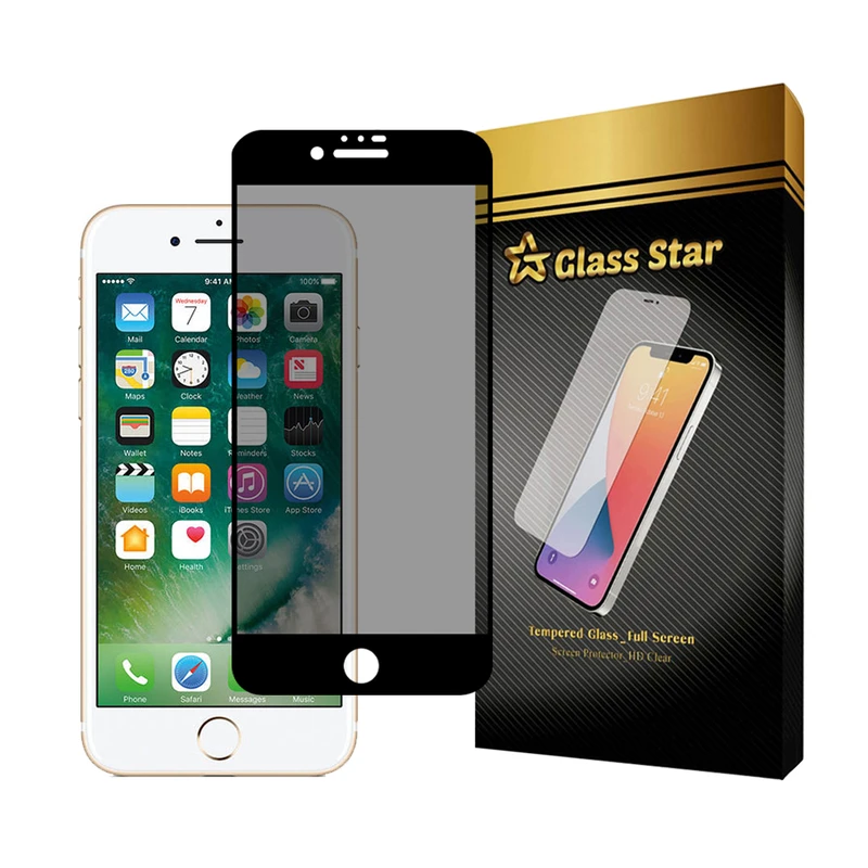 محافظ صفحه نمایش حریم شخصی گلس استار مدل PRIVFULLG مناسب برای گوشی موبایل اپل iPhone 7 /8/SE 2020/SE 2022