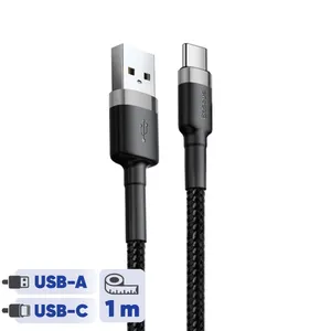 کابل تبدیل USB به USB-C باسئوس مدل Cafule طول 1 متر