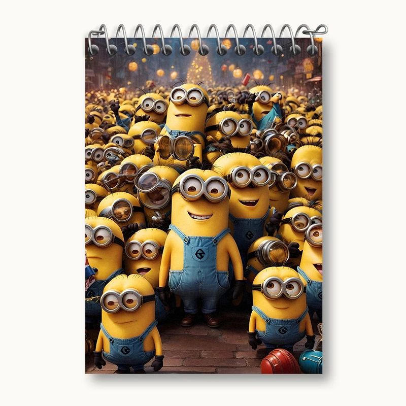 دفتر یادداشت 50 برگ خندالو طرح مینیون ها (Minions) کد N3251
