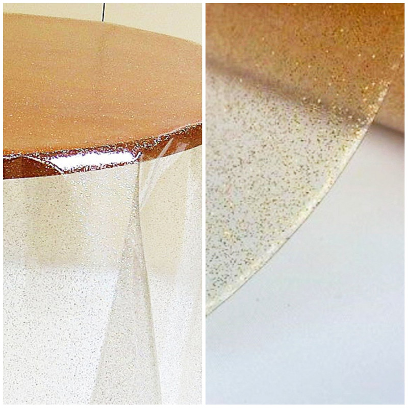 طلق رومیزی طرح اکلیلی مدل T.evim 0.30mm کدA140-T100cm