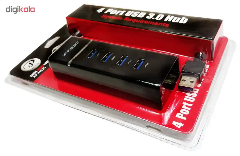 هاب 4 پورت USB 3.0 اکس پی پروداکت مدل XP-H830