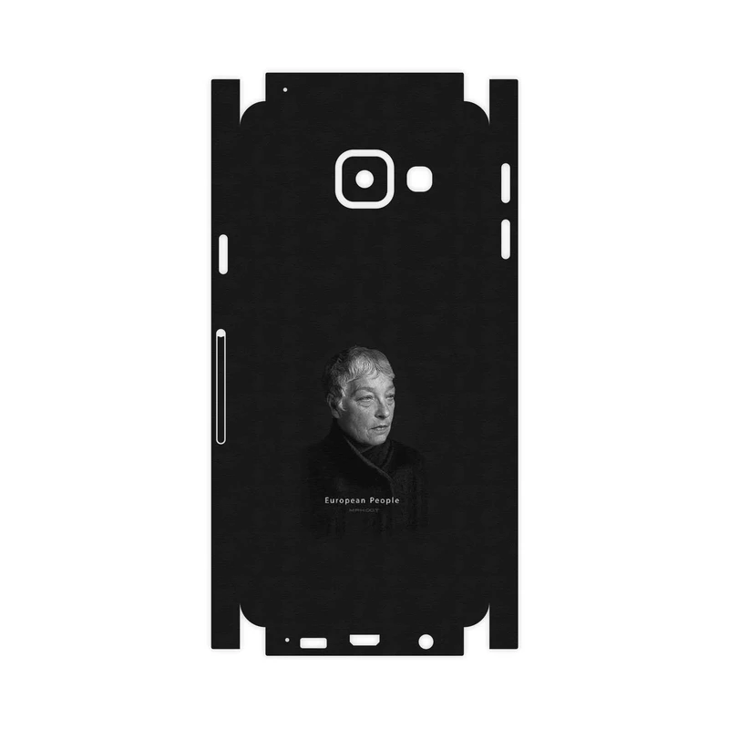 برچسب پوششی ماهوت مدل Portrait of a European Woman-FullSkin مناسب برای گوشی موبایل سامسونگ Galaxy A3 2016