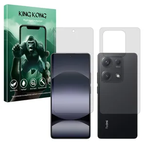King Kong Tough model transparent screen protector suitable for Xiaomi Redmi Note 14S mobile phone along with the back protector