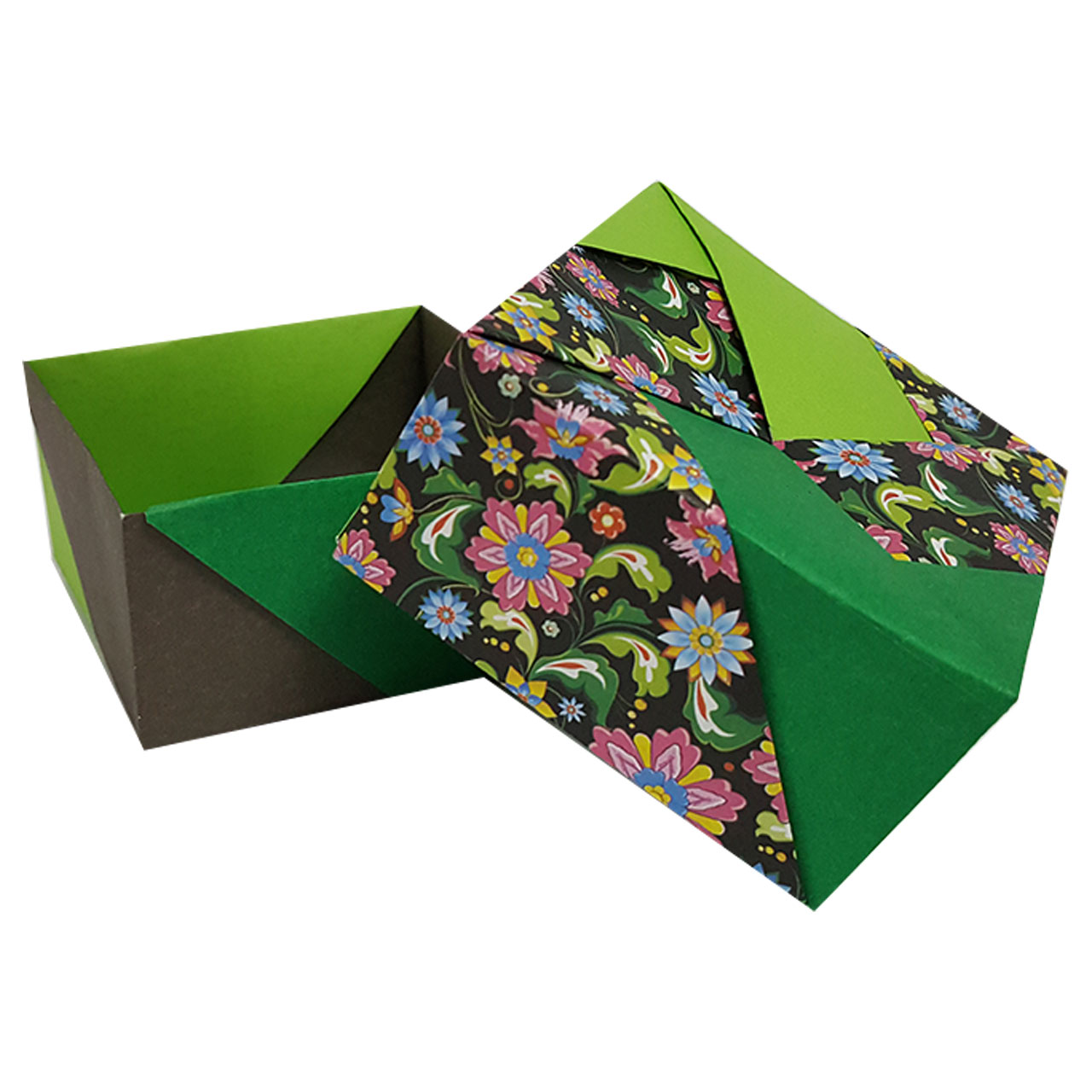 جعبه کادو مدل اریگامی  floral