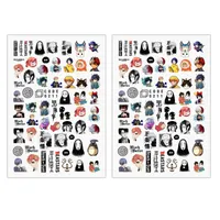 برچسب لنز ناخن مدل انیمه مجموعه 2 عددی 