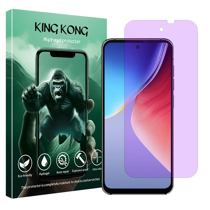 محافظ صفحه نمایش ضد اشعه بنفش کینگ کونگ مدل Tough مناسب برای گوشی موبایل بلک ویو A96