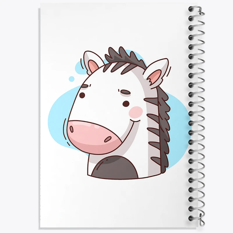 دفتر نت موسیقی 50 برگ خندالو مدل گورخر حیوانات بامزه کد 37168