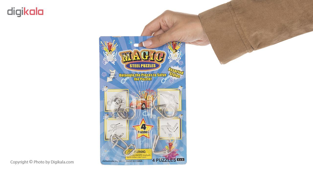 پازل فلزی هشت تکه مدل Magic 2 main 1 4