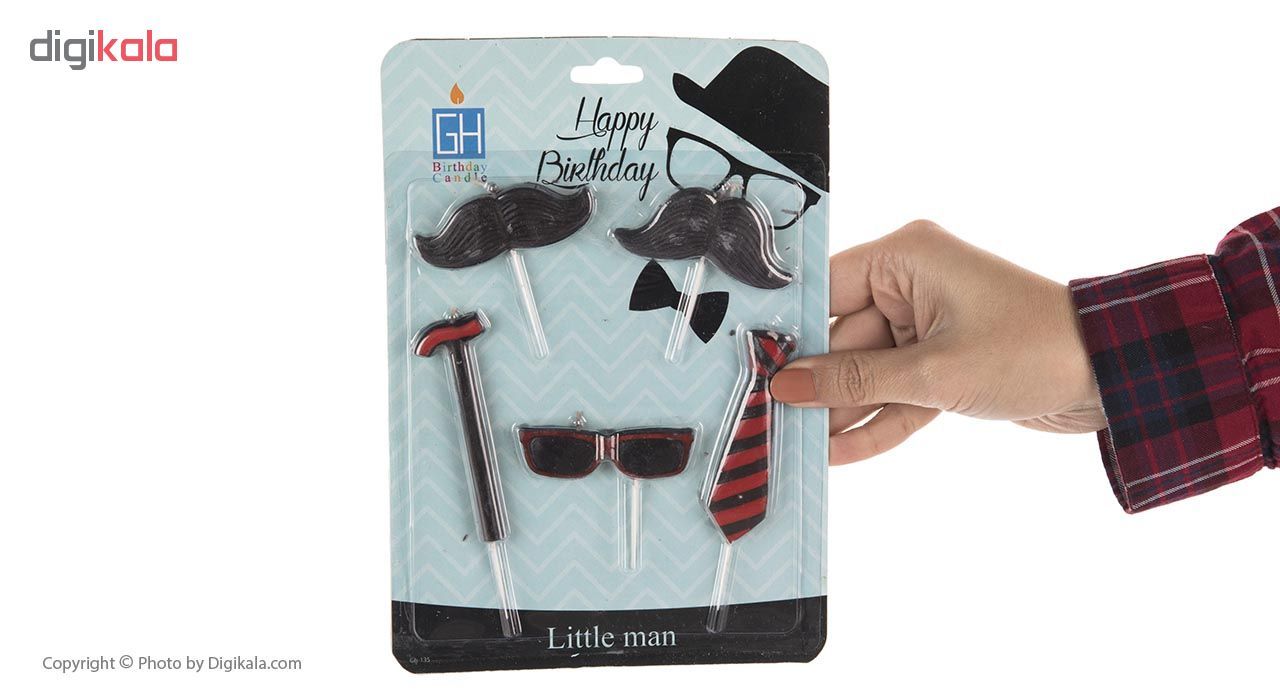 شمع تولد مدل Little Man 370 main 1 3