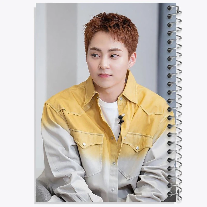 دفتر شطرنجی 50 برگ خندالو طرح شیومین گروه اکسو EXO کد 16848