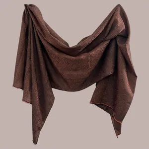 شال زنانه مدل نخی  کشمیر قواره دار کد ۰۰۳