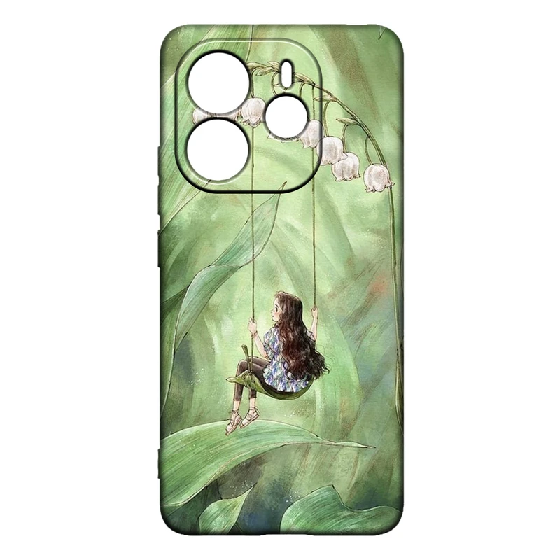 کاور طرح دخترانه کد 258 مناسب برای گوشی موبایل شیائومی Redmi Note 14 4G