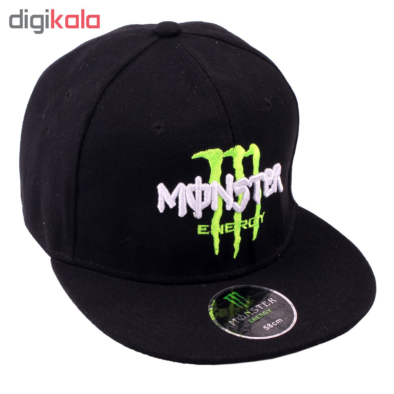 کلاه کپ مردانه مانستر مدل Monster Energy