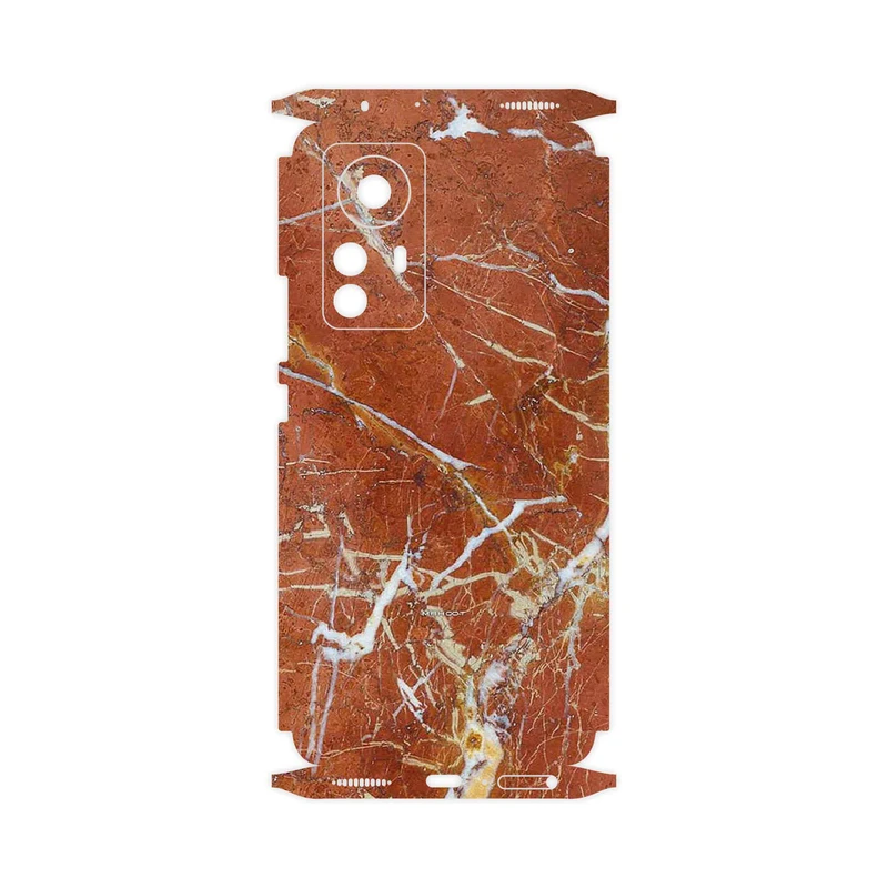 برچسب پوششی ماهوت مدل Red Marble-FullSkin مناسب برای گوشی موبایل شیائومی 12 Pro