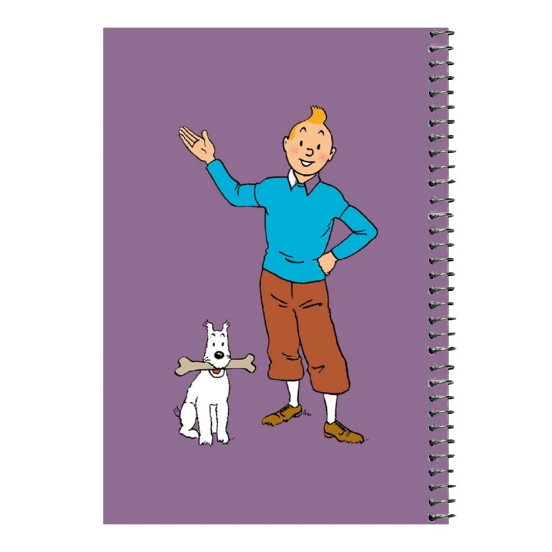 دفتر مشق 80 برگ اس جی مدل تن تن و میلو کد 2    