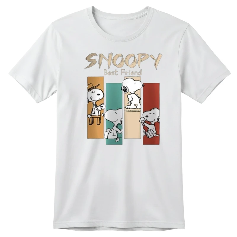 تی‌شرت آستین کوتاه بچگانه مدل اسنوپی کد p1 