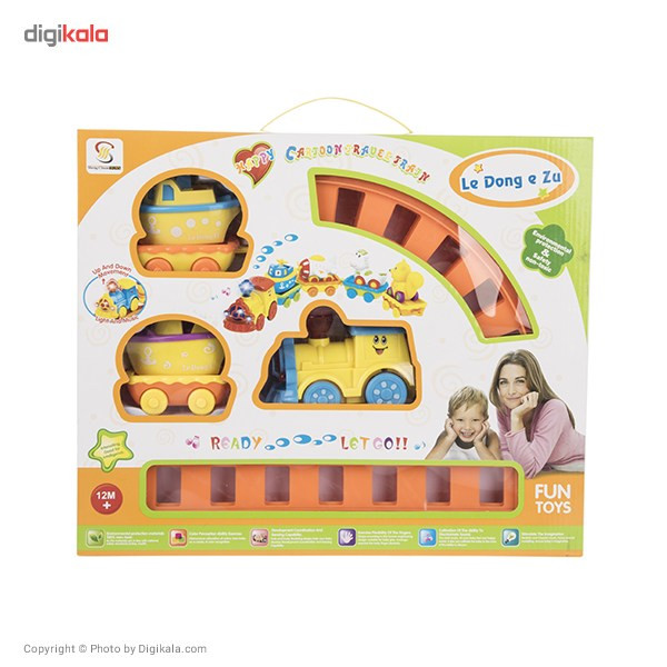 قطار اسباب بازی مدل Cartoon Travel Train