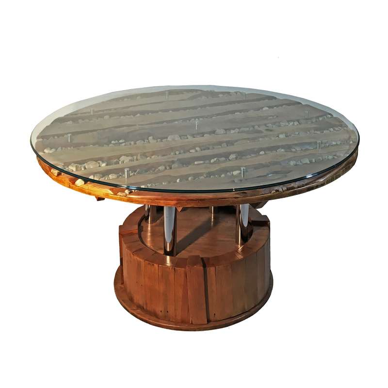 میز ناهار خوری طرح روستیک مدل CH-T-31314