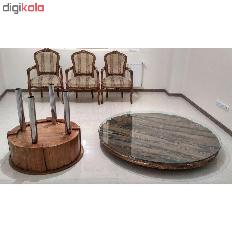 میز ناهار خوری طرح روستیک مدل CH-T-31314