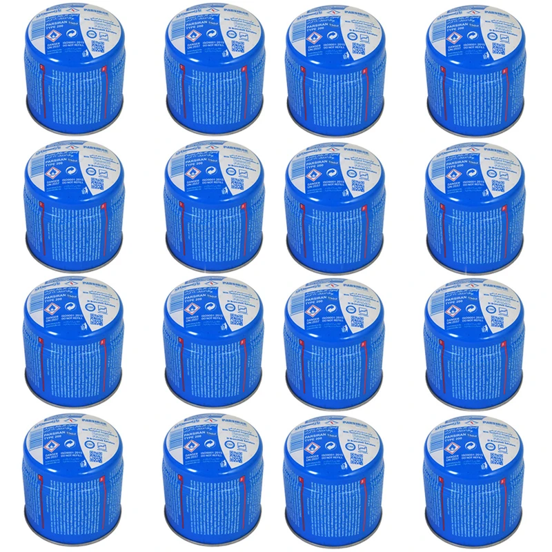 کپسول گاز 190 گرمی پارسیران مدل c-200 بسته 16 عددی