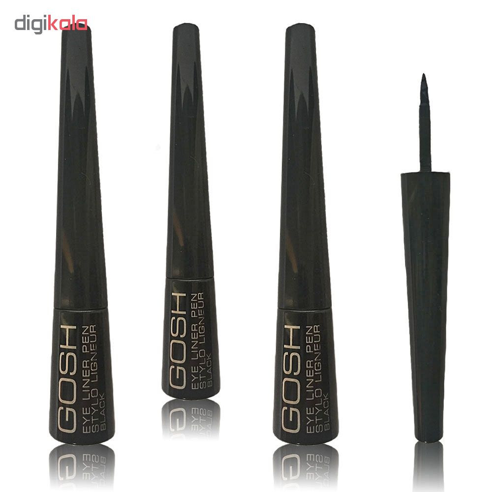 خط چشم مایع گاش مدل Stylo Ligneur Black