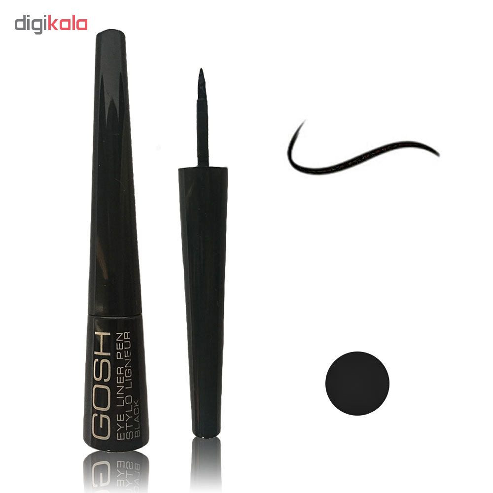 خط چشم مایع گاش مدل Stylo Ligneur Black
