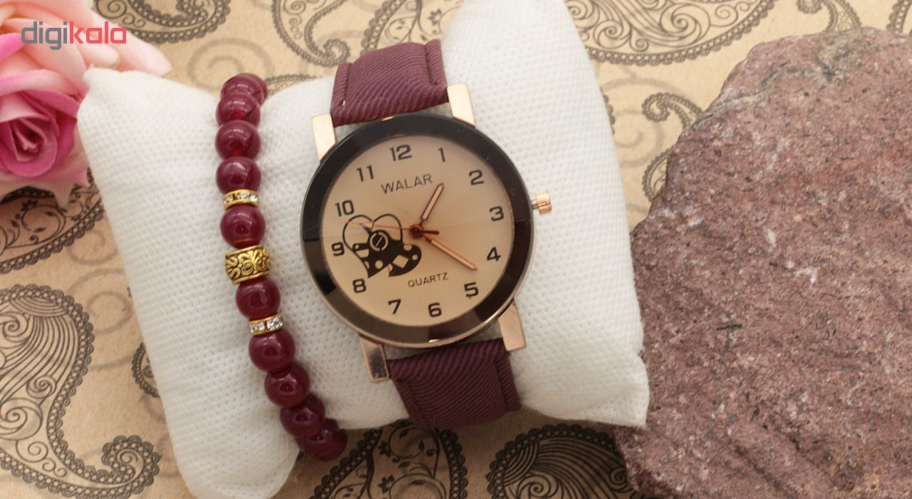 ساعت مچی عقربه ای زنانه والار مدل F131