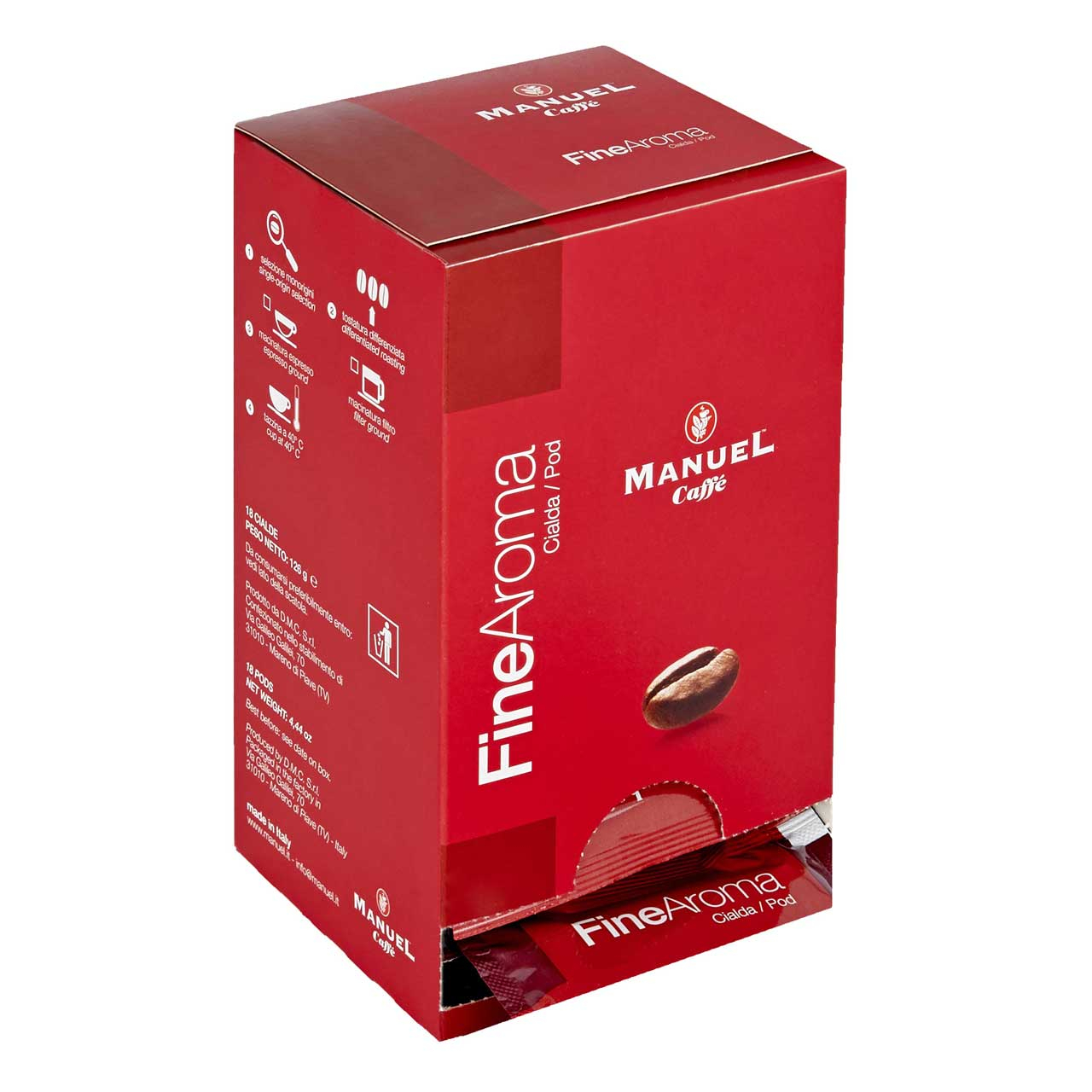 پد قهوه مانوئل کافه مدل Fine Aroma بسته 18 عددی