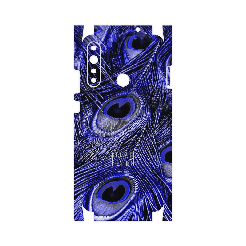 برچسب پوششی ماهوت مدل Purple Feather-FullSkin مناسب برای گوشی موبایل جی پلاس P10 Plus