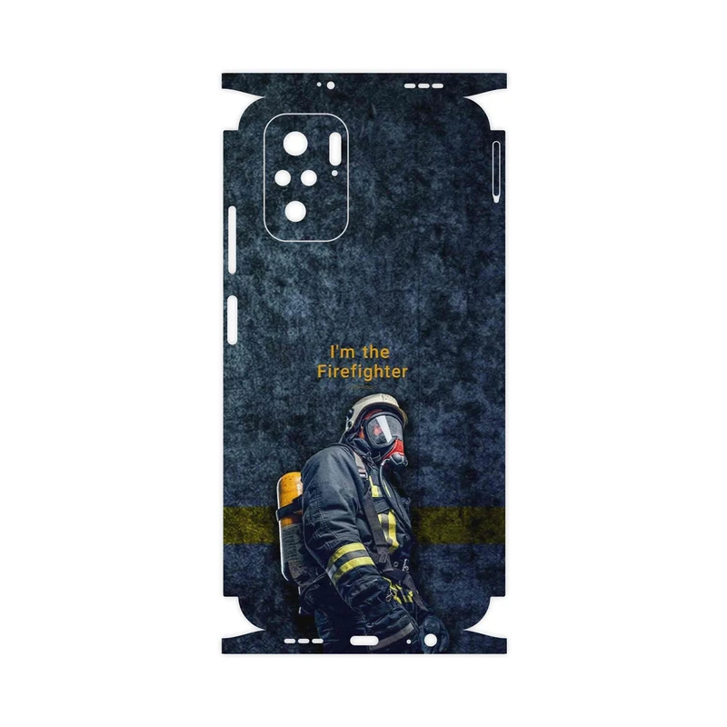 برچسب پوششی ماهوت مدل Firefighter-FullSkin مناسب برای گوشی موبایل شیائومی Poco M5s