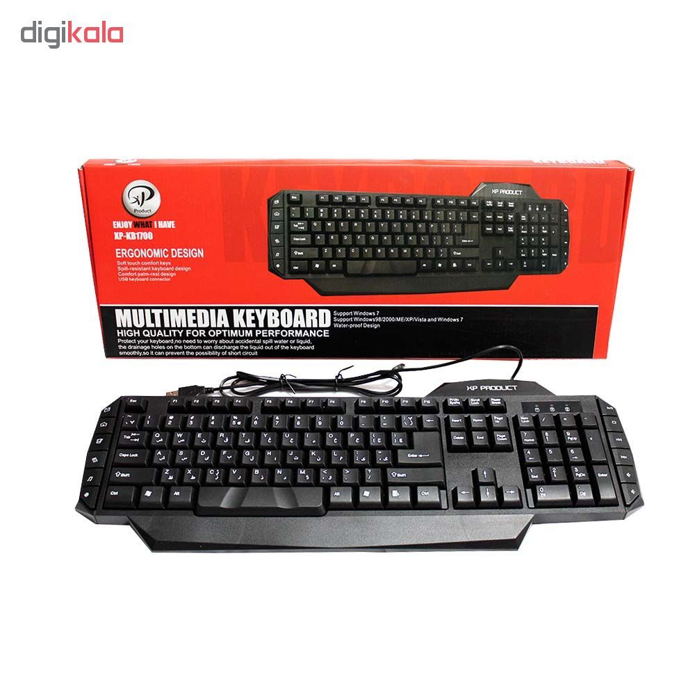 کیبورد مخصوص بازی ایکس پی-پروداکت مدل XP-KB1700 main 1 2