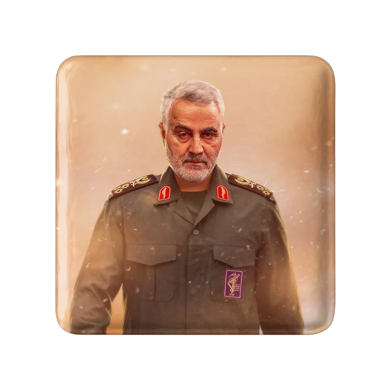 مگنت خندالو طرح سردار قاسم سلیمانی کد 2616