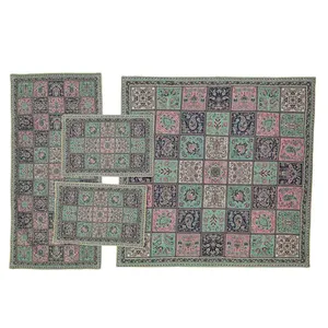 ست رومیزی 4 تکه مدل خشتی