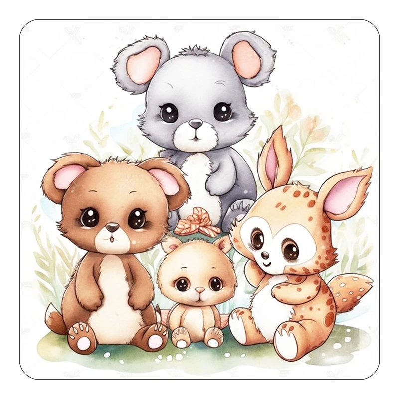 مگنت کاکتی طرح حیوانات کارتونی مدل mp28589