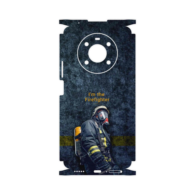 برچسب پوششی ماهوت مدل Firefighter-FullSkin مناسب برای گوشی موبایل آنر X9 4G