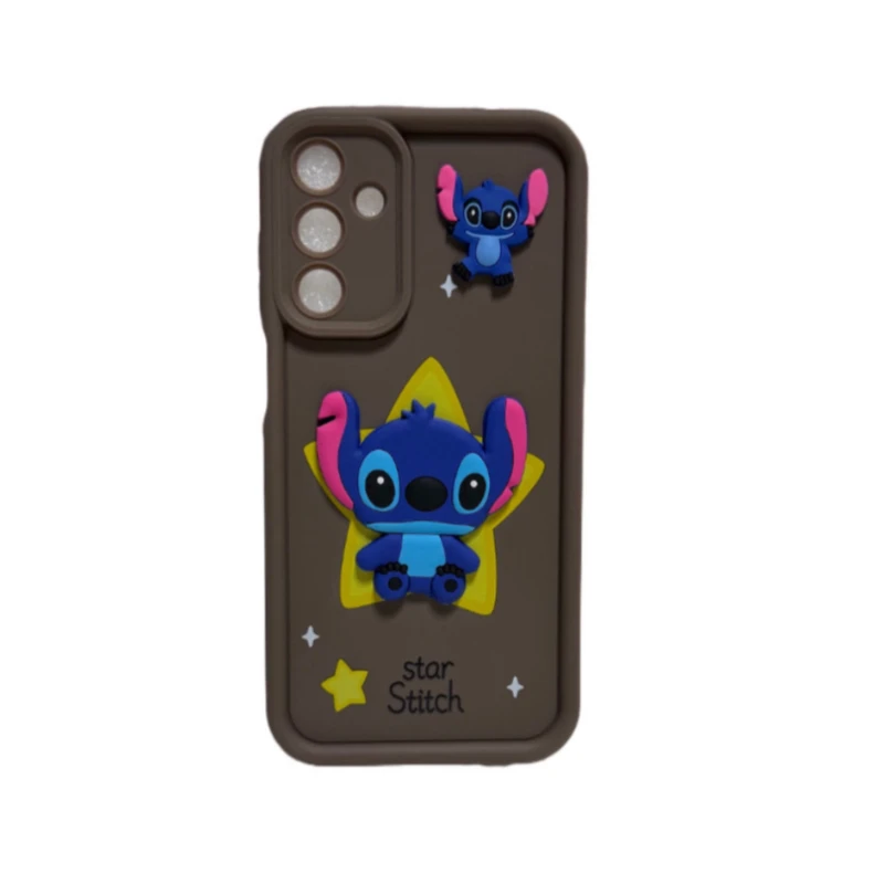 کاور مدل سولید طرح عروسکی برجسته مناسب برای گوشی موبایل سامسونگ Galaxy A15