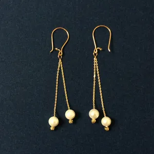 گوشواره طلا 18 عیار زنانه الماسین آذر مدل GOYMOR01