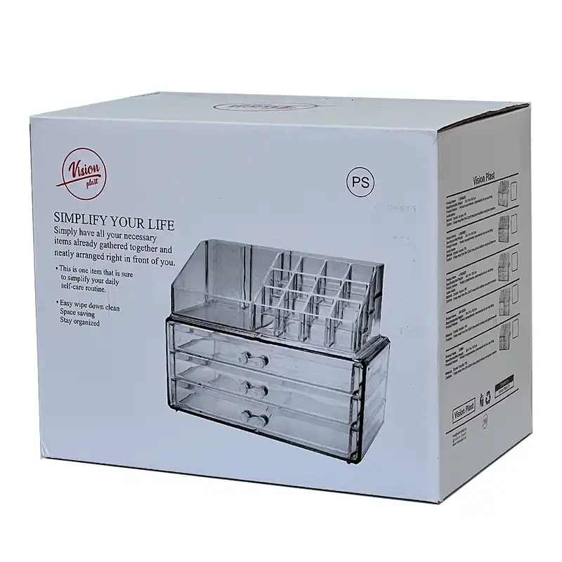 استند لوازم آرایشی مدل سه کشو