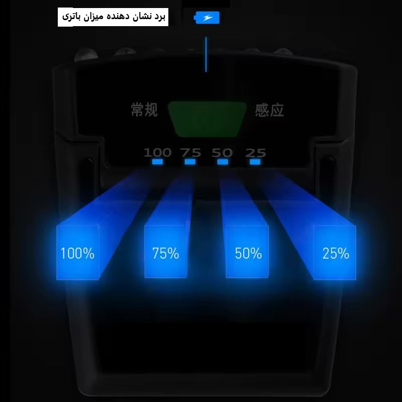 چراغ قوه دستی مدل DX18-2 با نور مهتابی