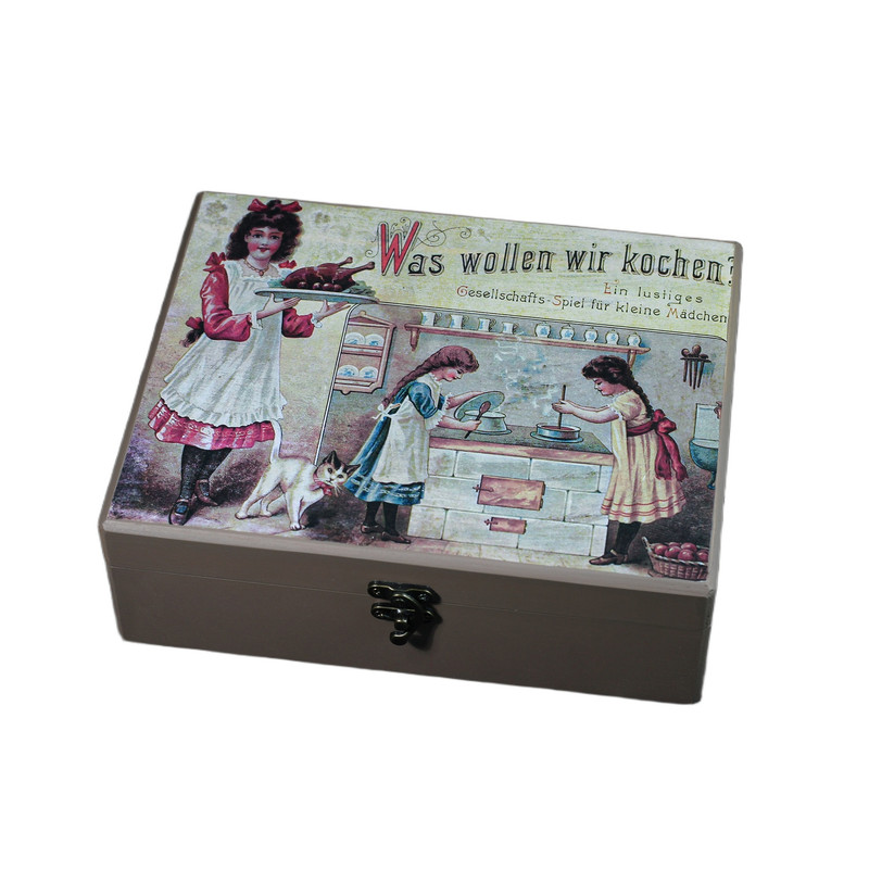 جعبه هدیه چوبی مدل آشپز کوچولو 