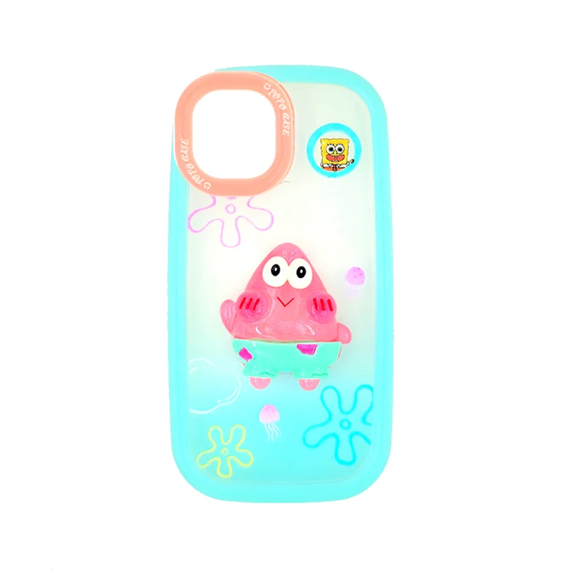 کاور موبایل کیس طرح عروسکی مدل پاتریک مناسب برای گوشی موبایل اپل iPhone 14 promax